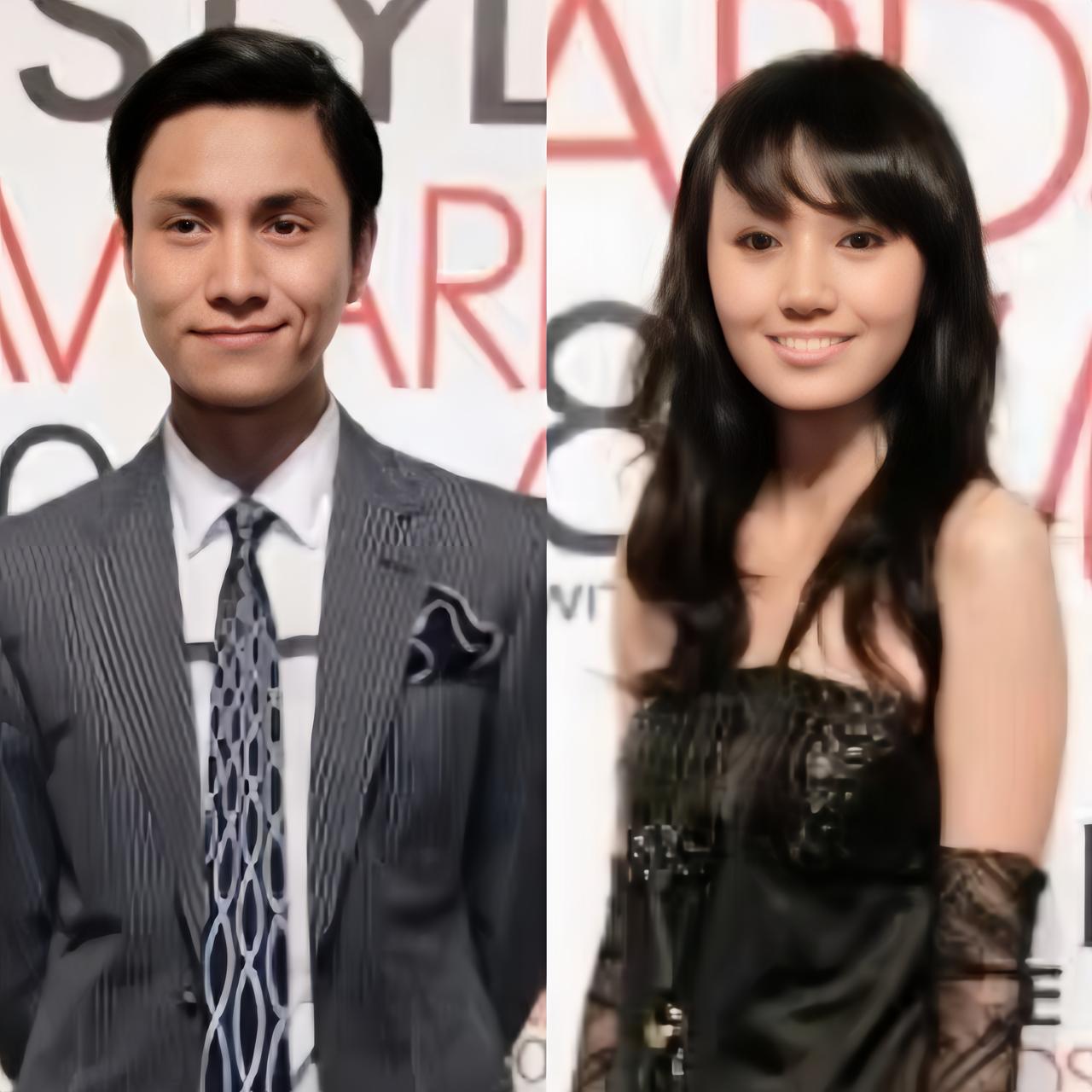 突然发现陈坤和袁泉真的长得很像，简直像亲兄妹一样。两人都是大大的双眼皮，眼窝深邃