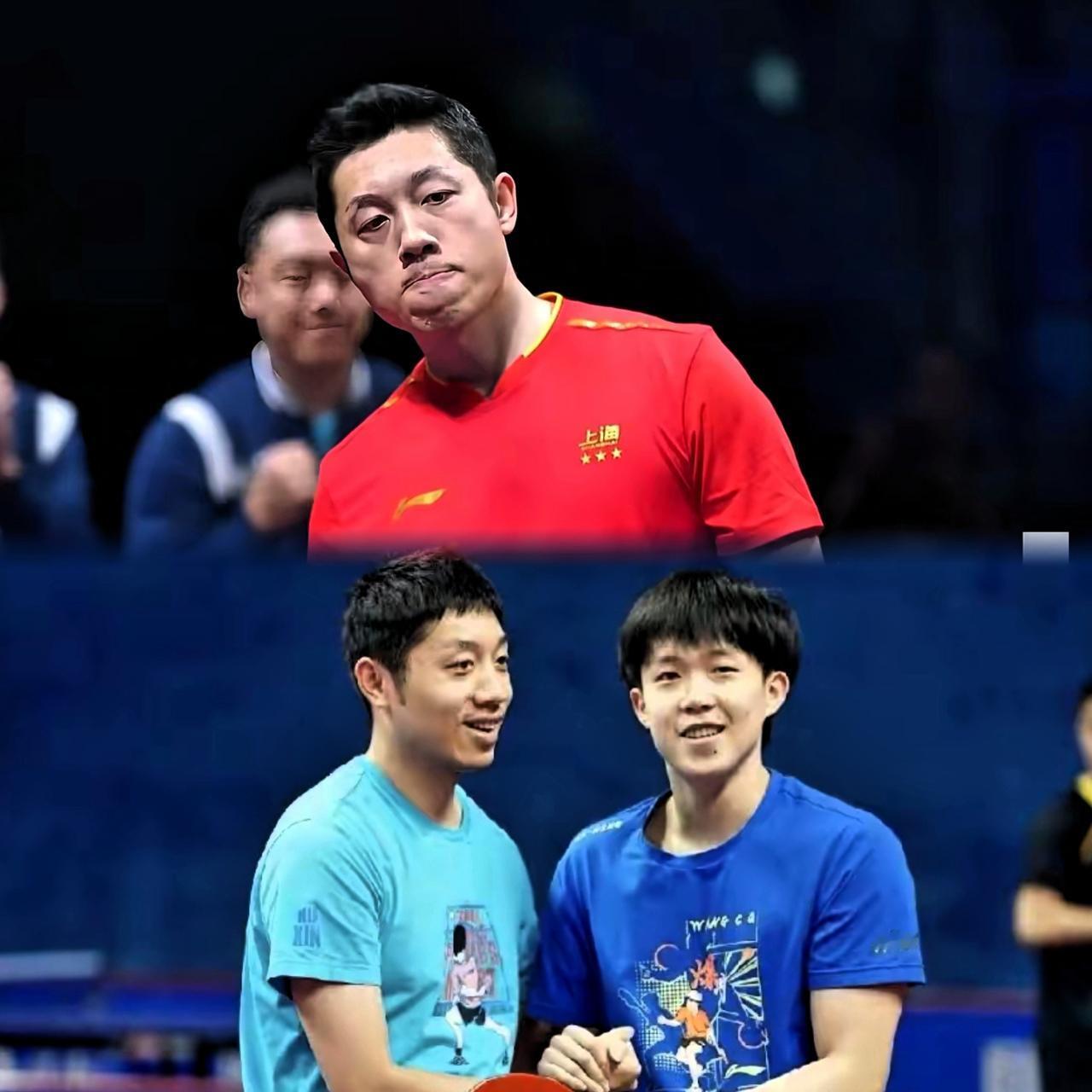 怪不得我总觉得许昕和大头打球时有种说不出的相似感，今天总算破案了！原来不