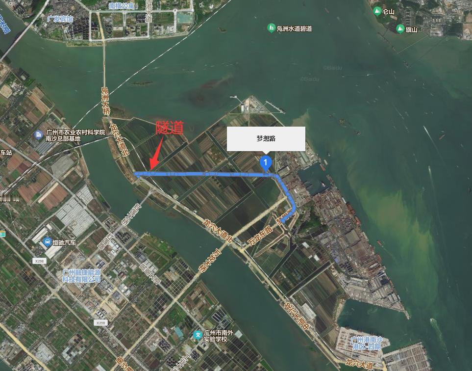 【龙穴岛路网继续完善！梦想路将投7.5亿个拓宽改造】近日，广州市南沙区梦想路拓宽