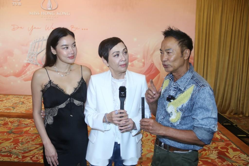 港姐2025｜任达华偕乐基儿及余安安担任“最上镜小姐”评判华哥完美定义︰要有少少