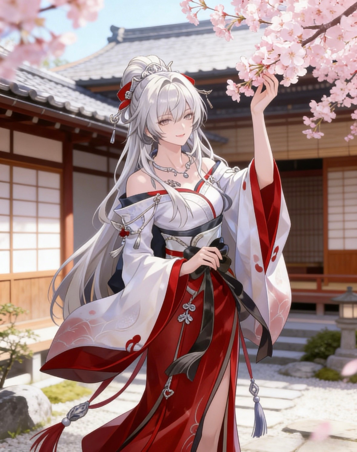 鸣潮🤍绯雪丨雪落剑影生香，仙侠御姐范儿！