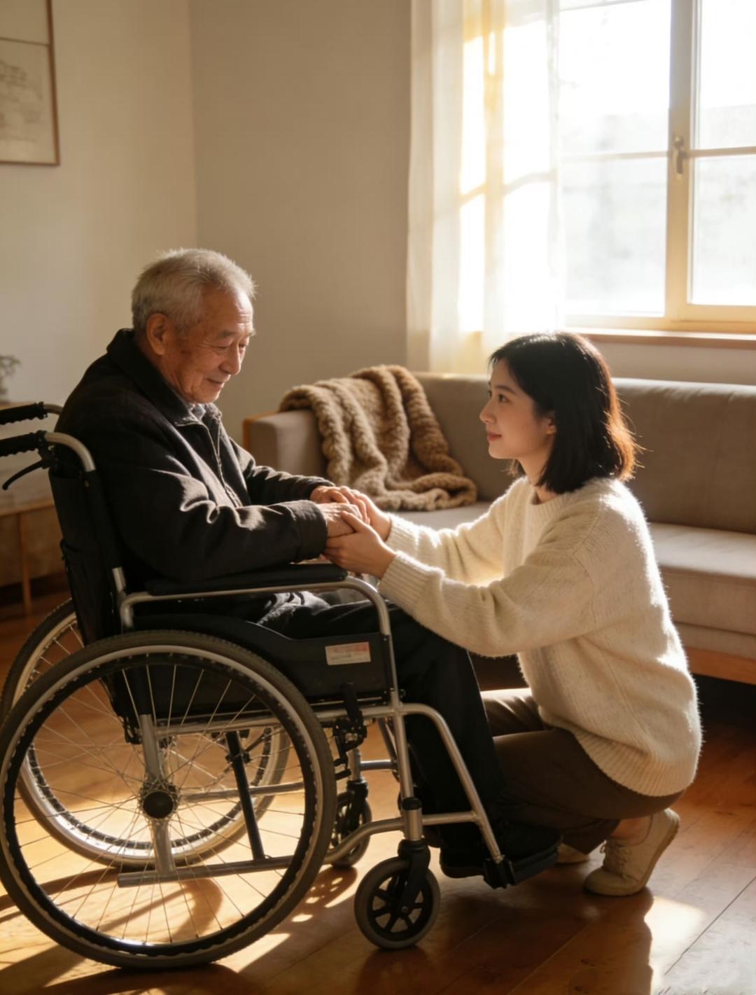 情深！上海这对恋人，藏着太多让人动容的细节。60岁刚退休的董先生瘫痪在床，