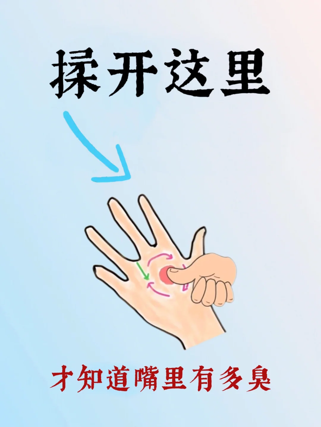 口腔尴尬😓揉开三个口臭开关，巨🐮