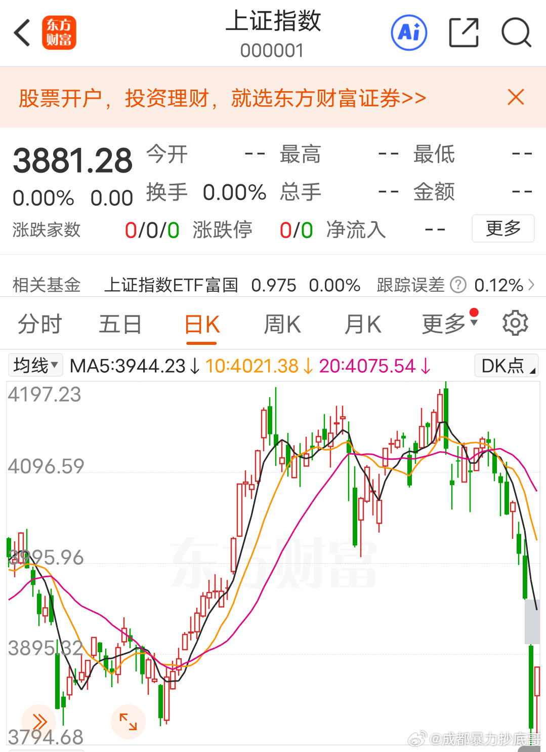 A股3881点是底吗？我认为不是，很难想象在一个互联网如此发达的时代，大部分人