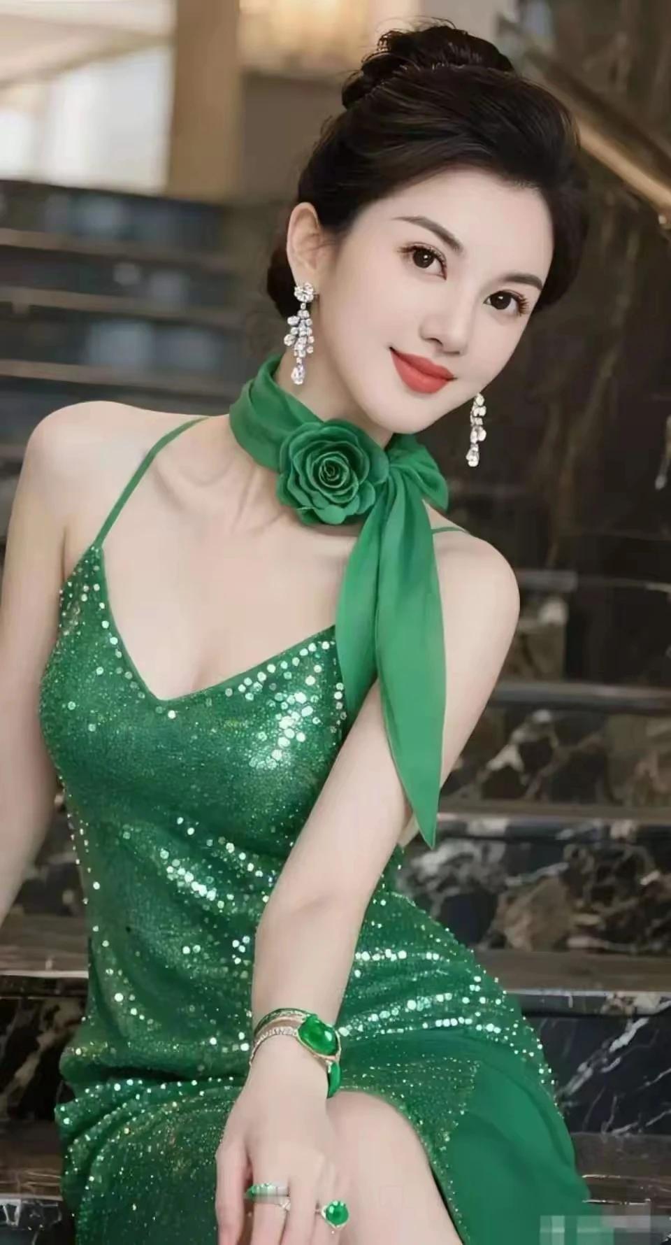 上联：自古美人多娇艳，下联：如今佳丽更芬芳。