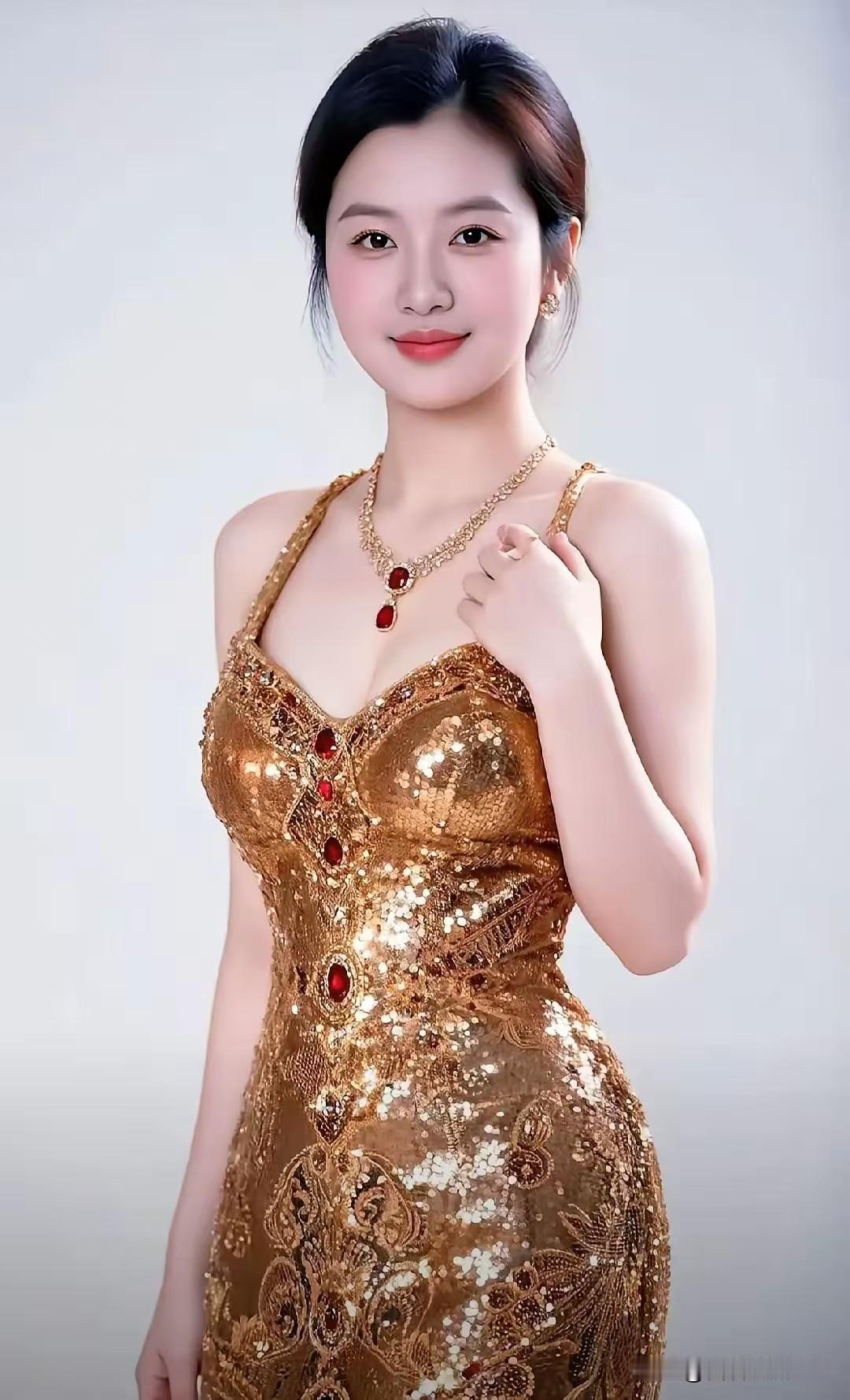 一七令·妆妆。耀锦，凝光。垂玉坠，映红妆。纤指轻拢，媚眼藏香。金纹