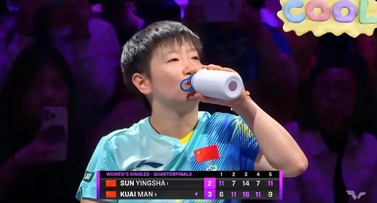 我其实早就预感莎莎这场会输，她整场都没真正调动起来。其实输了真的挺好，正好趁