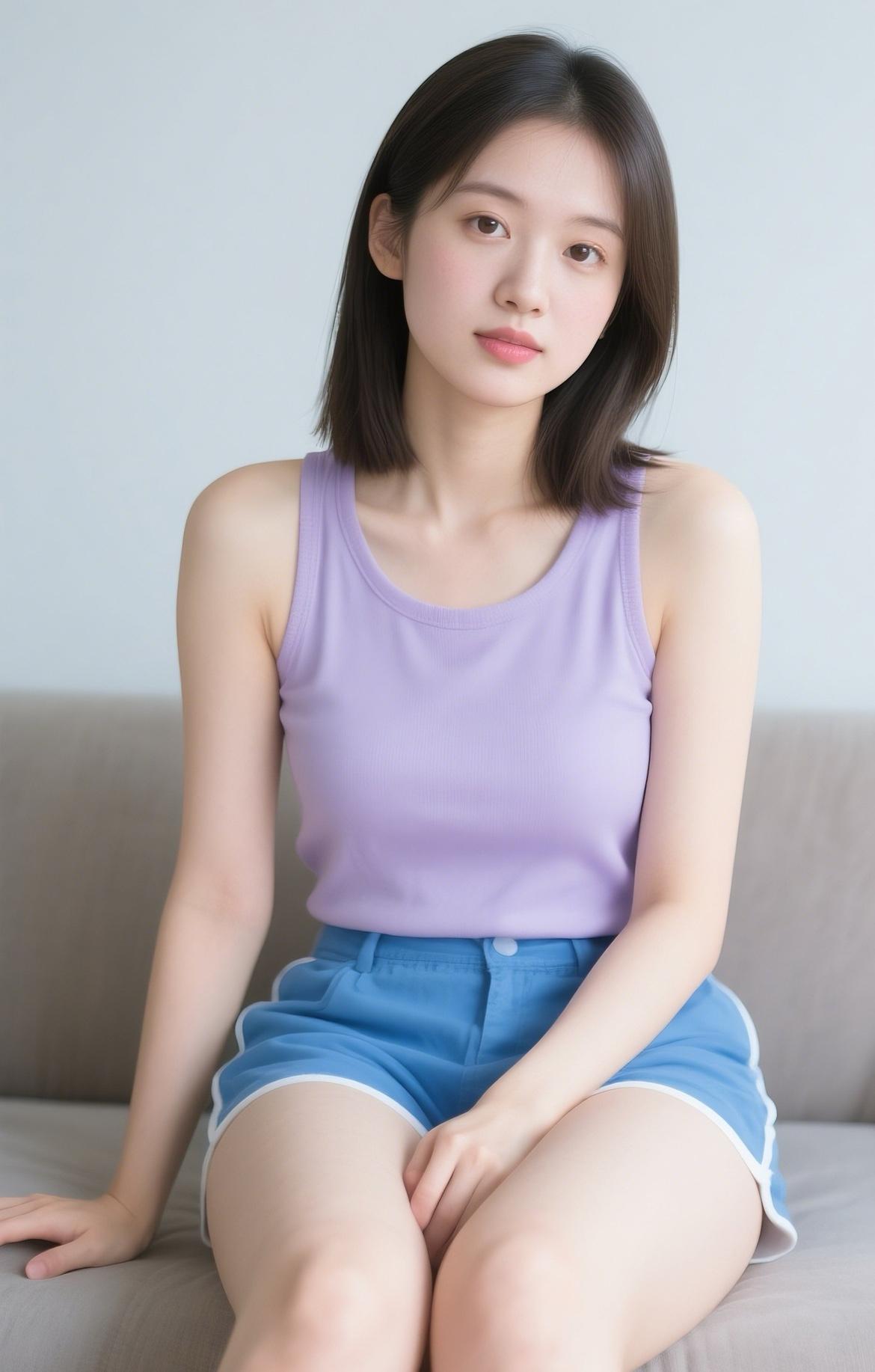 有的人非讲我现在胖了，这是好不容易养起来的肉感可好！觉得我胖的都不是好