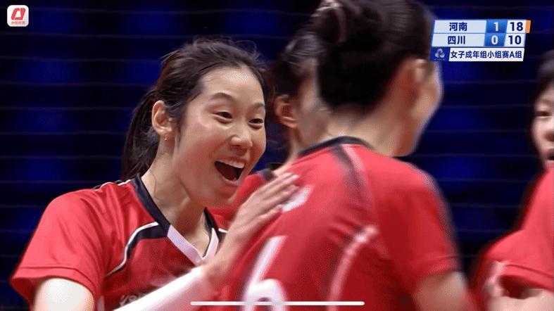 朱婷单局8分，国内的拦防水平还是跟外国联赛有很大差距啊，朱婷基本上都是超手暴扣，