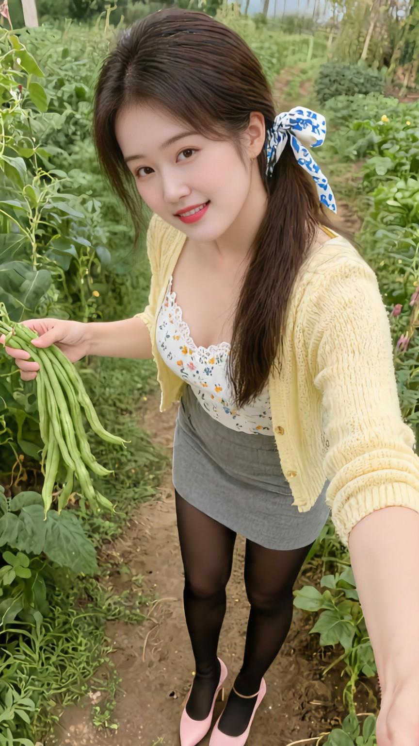 纯天然绿色蔬菜我的农村生活