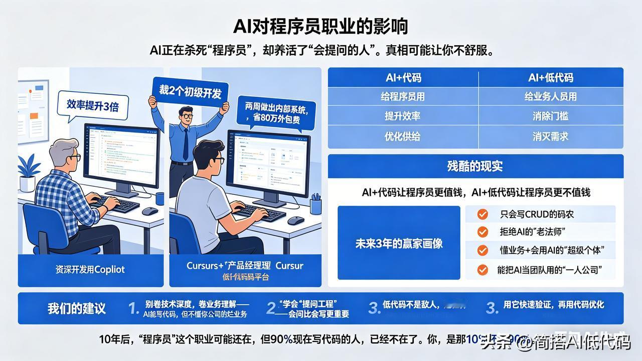 AI正在杀死"程序员"，却养活了"会提问的人"真相可能让你不舒服2025