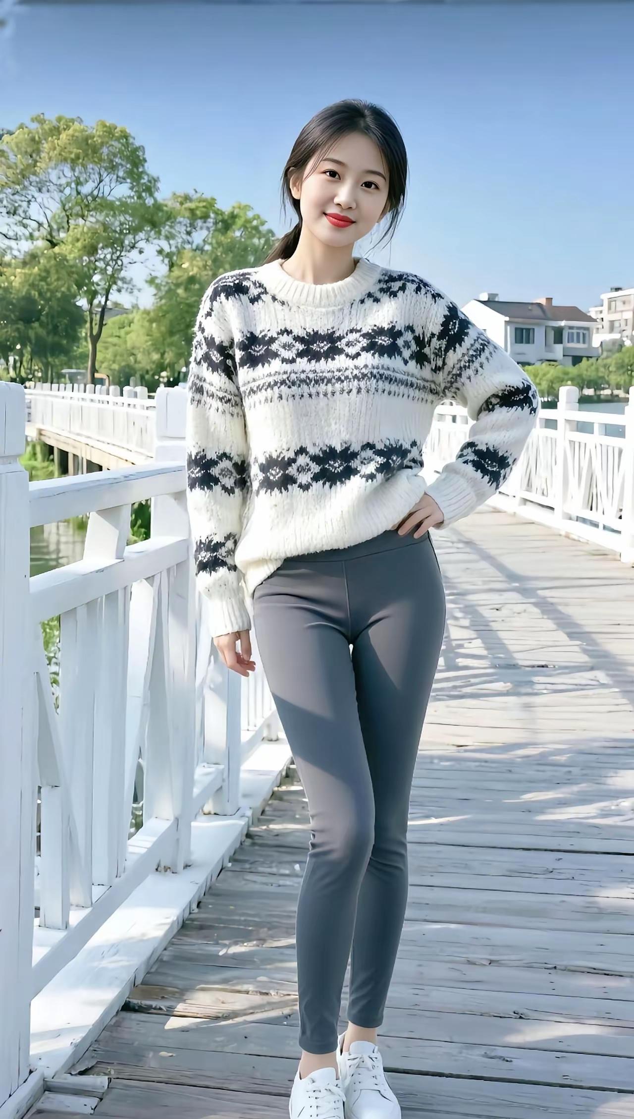 清新自然，白衣飘飘，漫步在阳光下的美好时光。