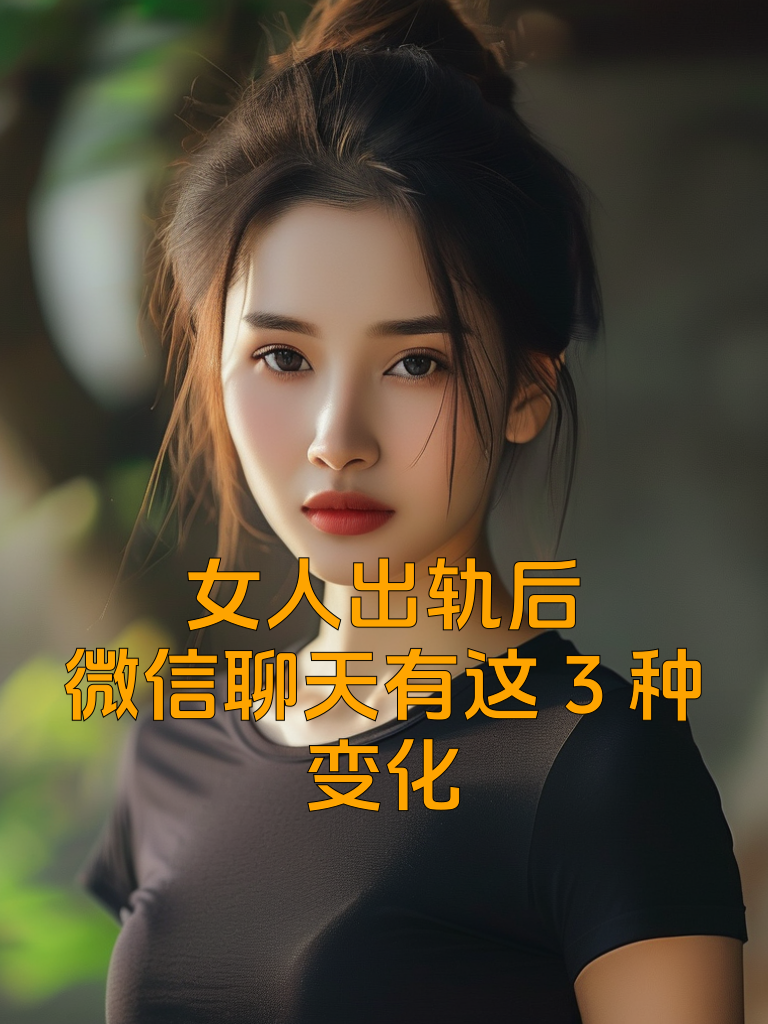 女人出轨后，微信聊天有这3种变化