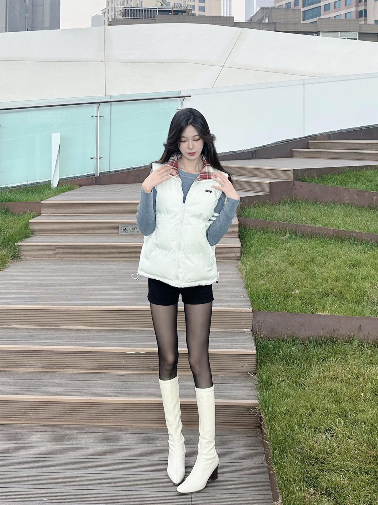 conconvee|冬日的随意感|||我的冬天zhun的少不了JEEP蓬松棉