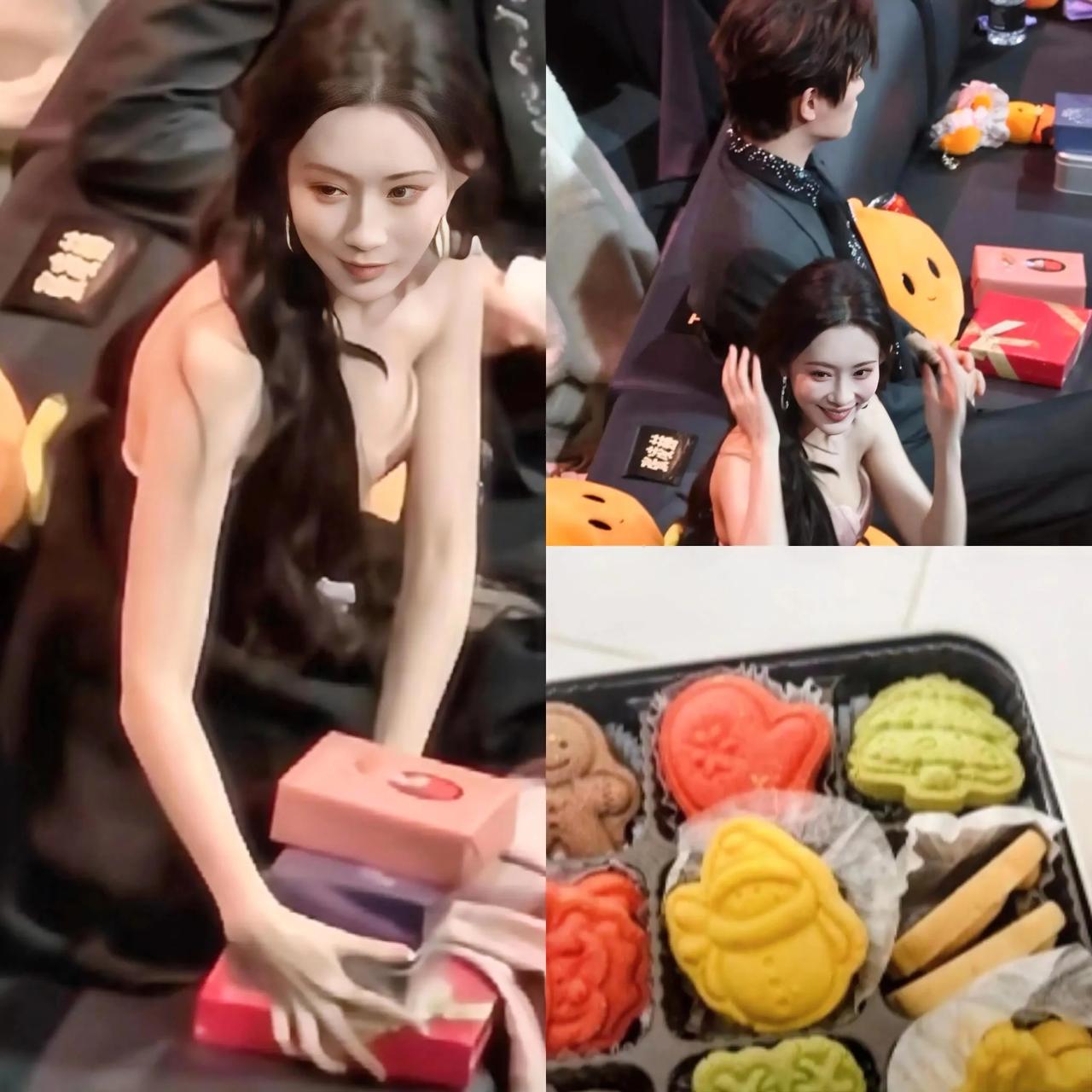 孟子义晚会拿走四盒饼干，被网友说贪小便宜，查了一下也才178一盒。而且，这些饼