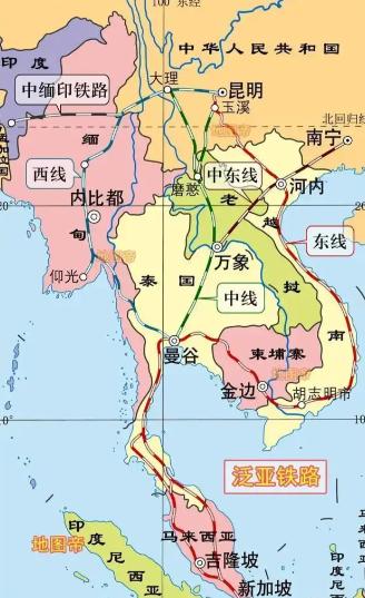 越南怕是现在越想越后悔，当年要是不在谈判桌上卡中国脖子，中南半岛的物流命脉哪轮得