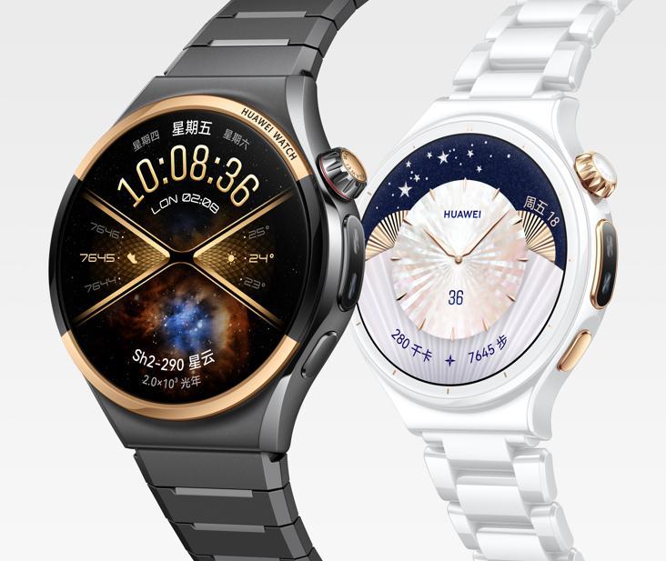 华为史上最美小白瓷手表曝光华为WATCH6Pro陶瓷白，WATCH系列首款全