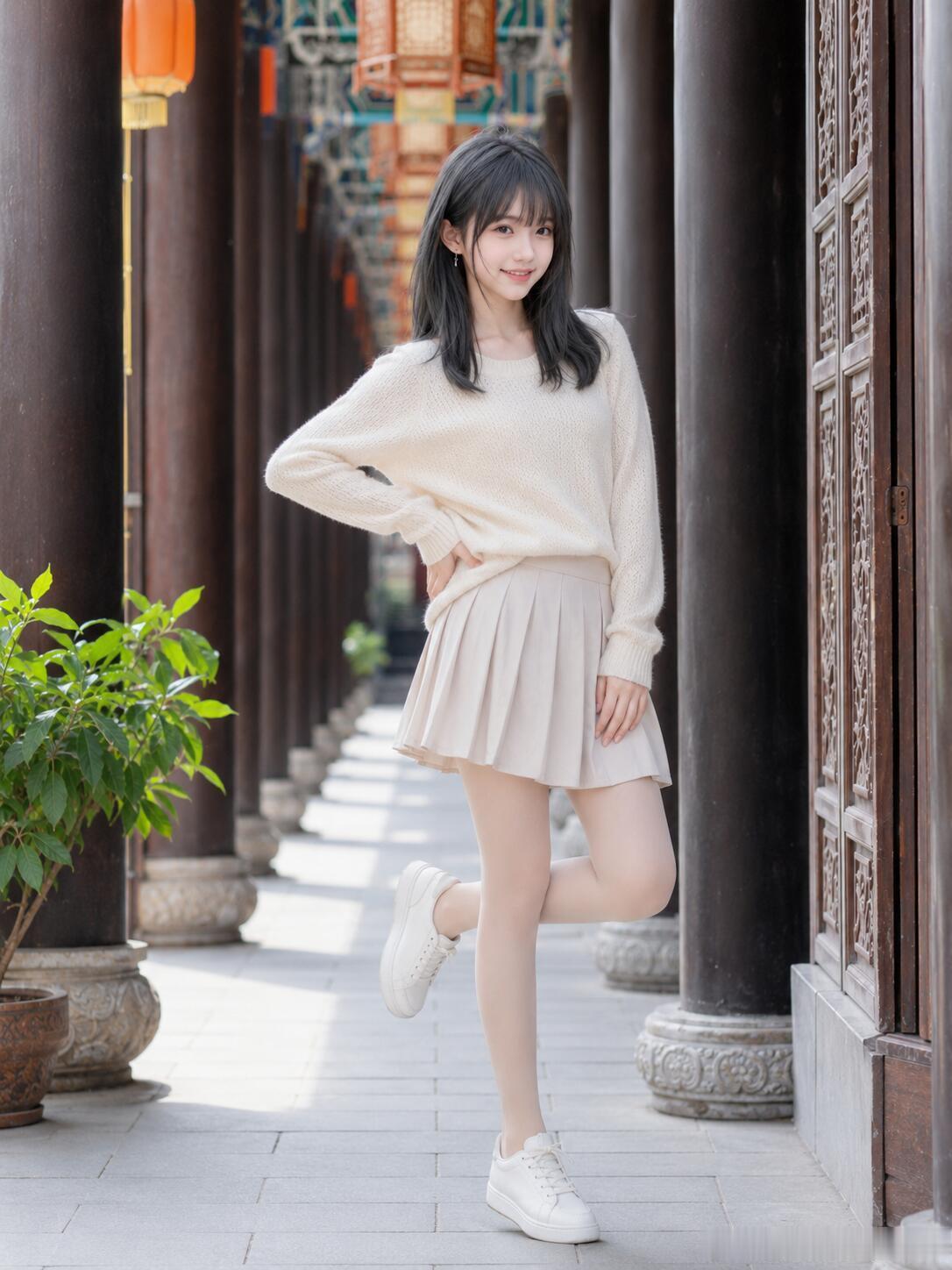 丝袜少女的清纯可爱​​​