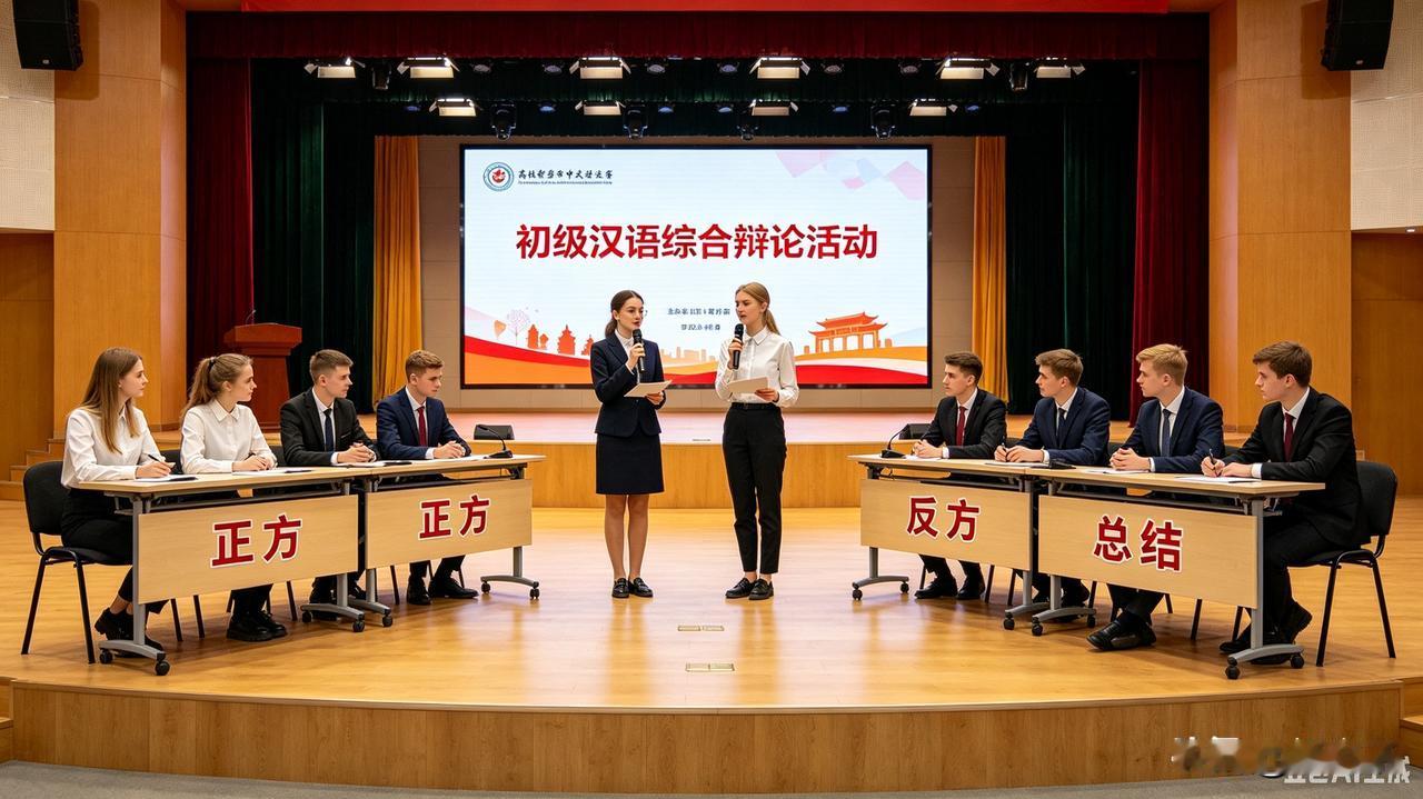 这学期我接了一个新班的留学生汉语课。这个班的学生去年已经学了半年汉语，现在有一半