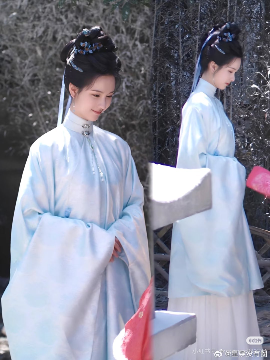 陈都灵和王楚然这造型神似诶不过某人好像没有撑起来啊