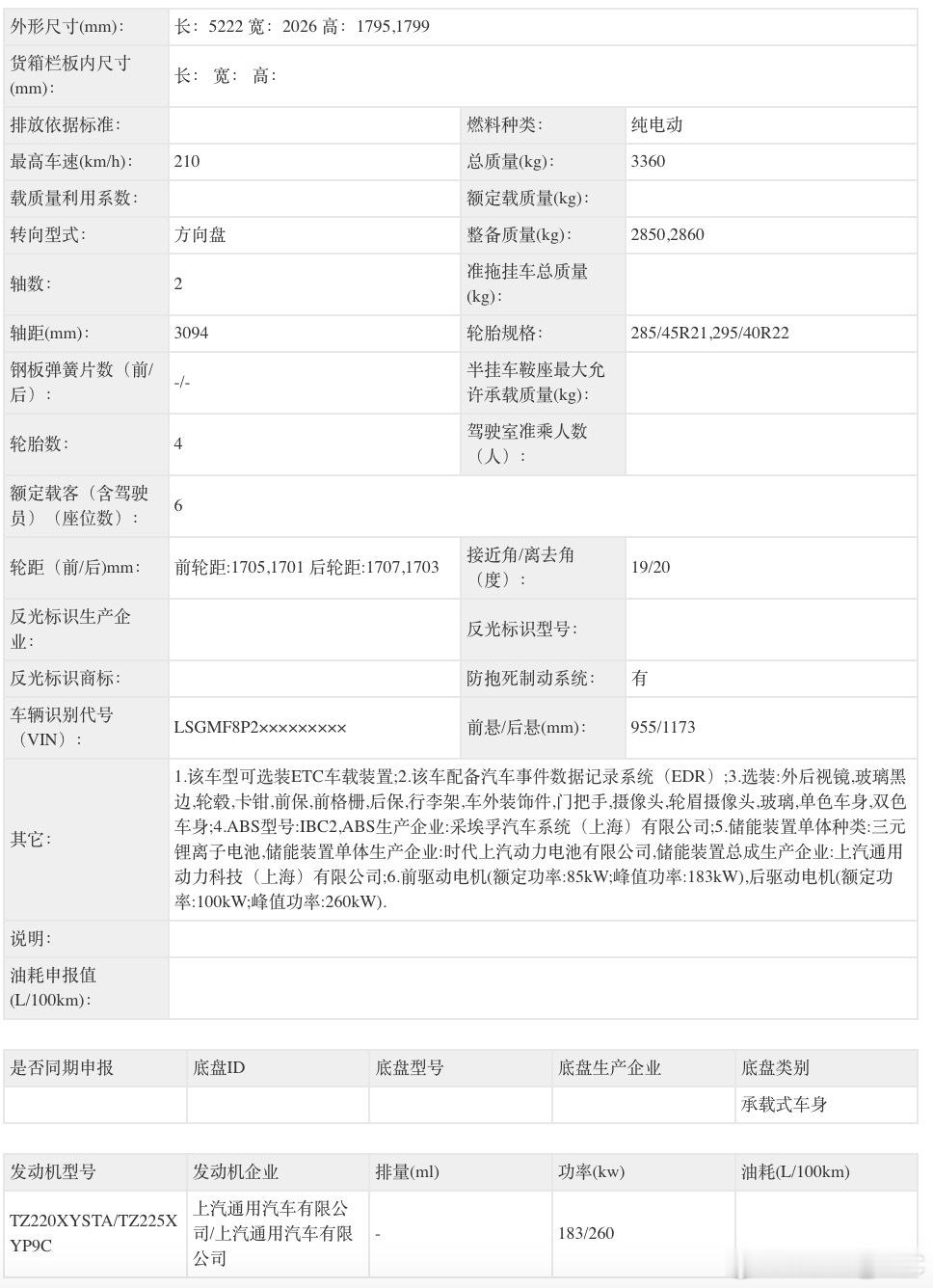 凯迪拉克全新纯电SUV“小凯雷德”VISTIQ上公告了外形尺寸长：5222