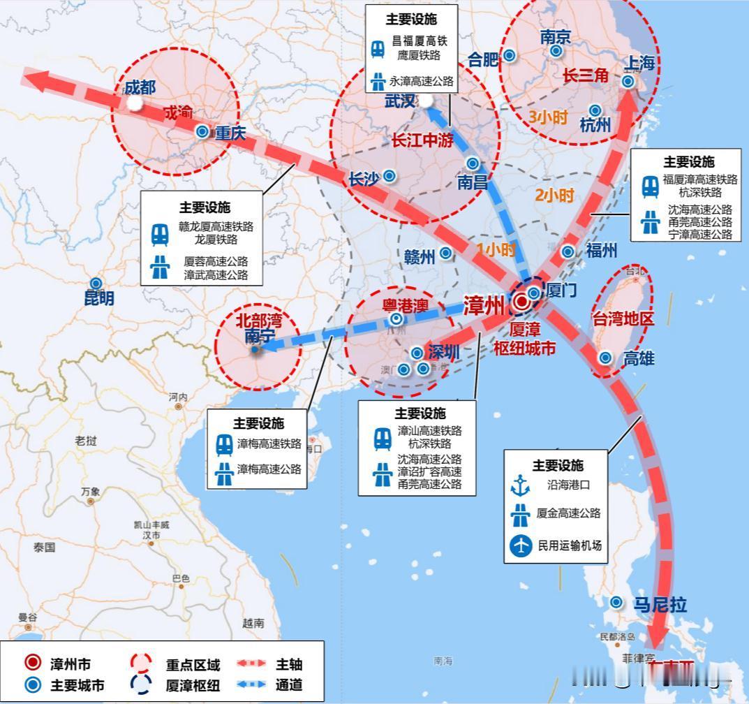 漳州十五五铁路规划出炉，5个方向高铁规划和和轨道交通建设2026年5月初，福