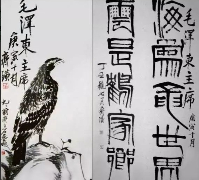 1949年，毛主席主动邀请齐白石吃饭，酒过三巡后，主席正要感谢齐白石的赠画，谁知