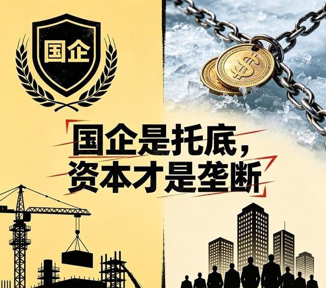 国企不叫垄断，叫全民托底；只有资本家搞的，才叫真正的恶性垄断。英国铁路这几年正