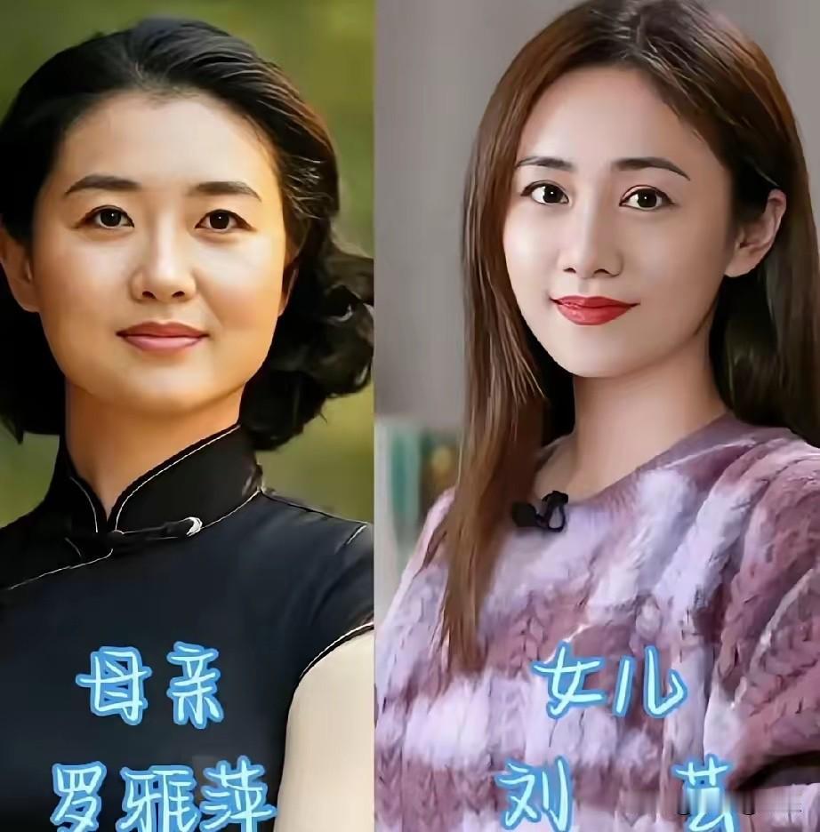 母女同框对比，娱乐圈的基因，藏在眉眼细节里翻看演艺圈这些母女的样貌，才会感叹