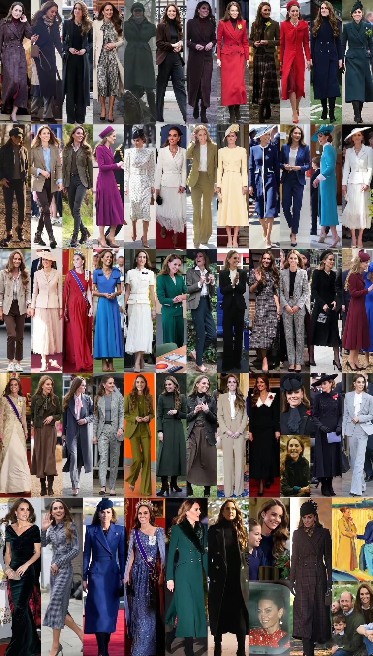 凯特王妃的2025年全年造型集锦！2025年即将过去，一起来回顾一下我们优雅美