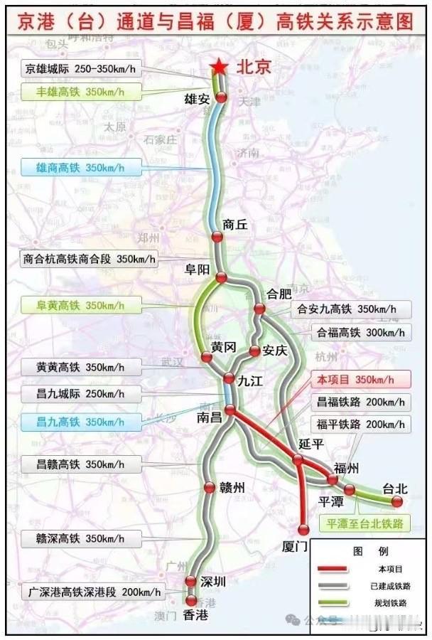 京港高铁各段建设情况还差哪些完成，就可以变成全程350公里高铁？首先就是最先要