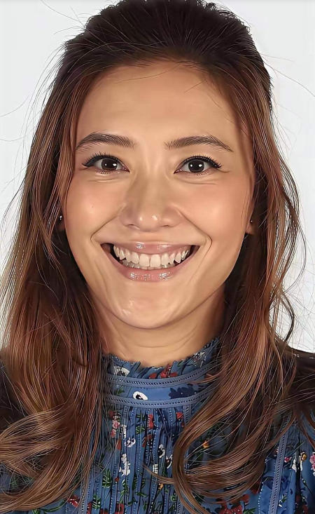 应采儿最真实外貌，明星也离不开美白
