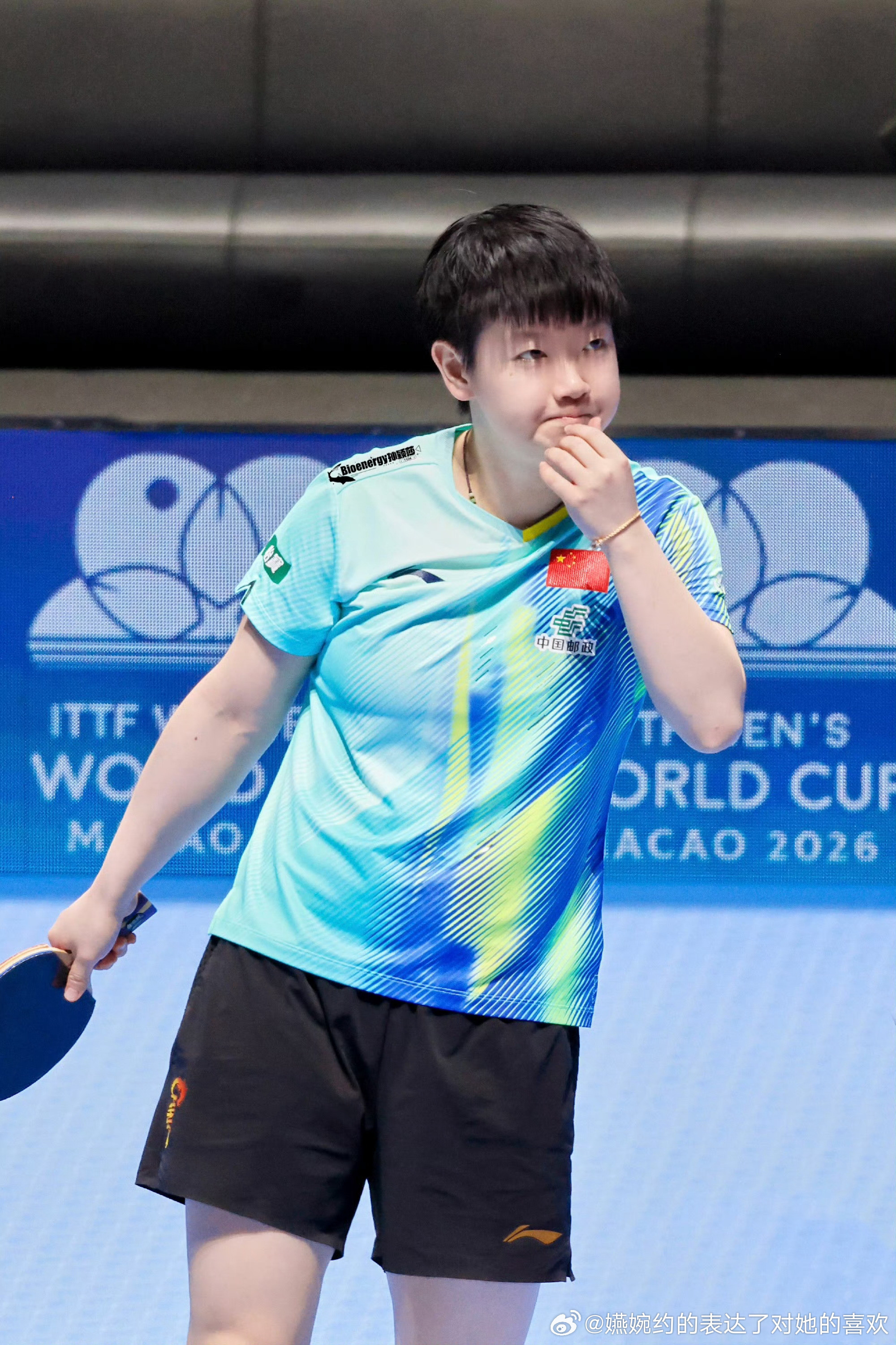 我天你们知道我孩子多萌么孙颖莎