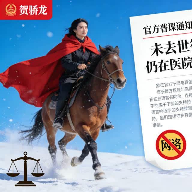 贺娇龙被传去世引官方回应：谣言面前，清醒是最好的尊重“网红干部”贺娇龙“意