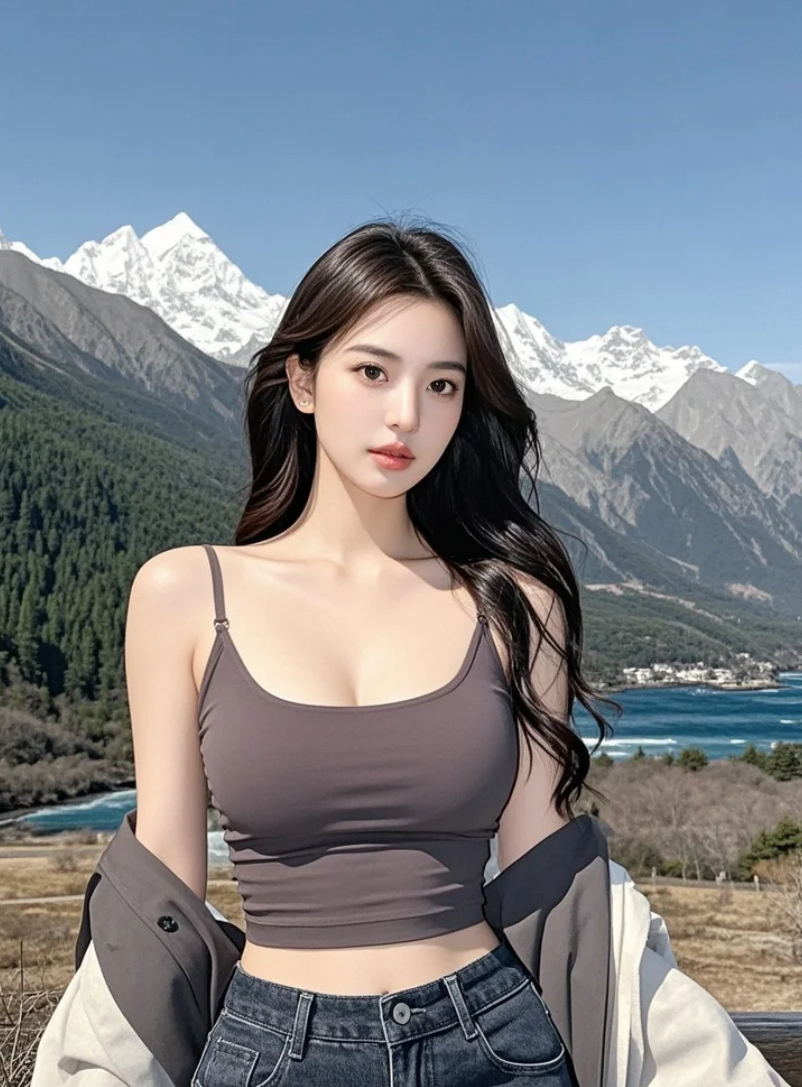 美女邂逅户外，文艺清新之旅开启