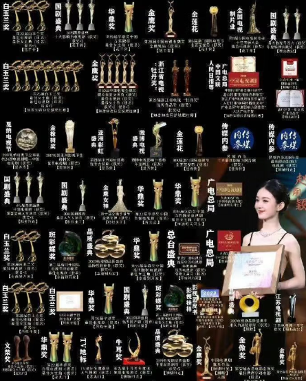 赵丽颖也太低调了吧，获得了这么多奖，没见有任何宣传。国家级主流奖5金杯视后，
