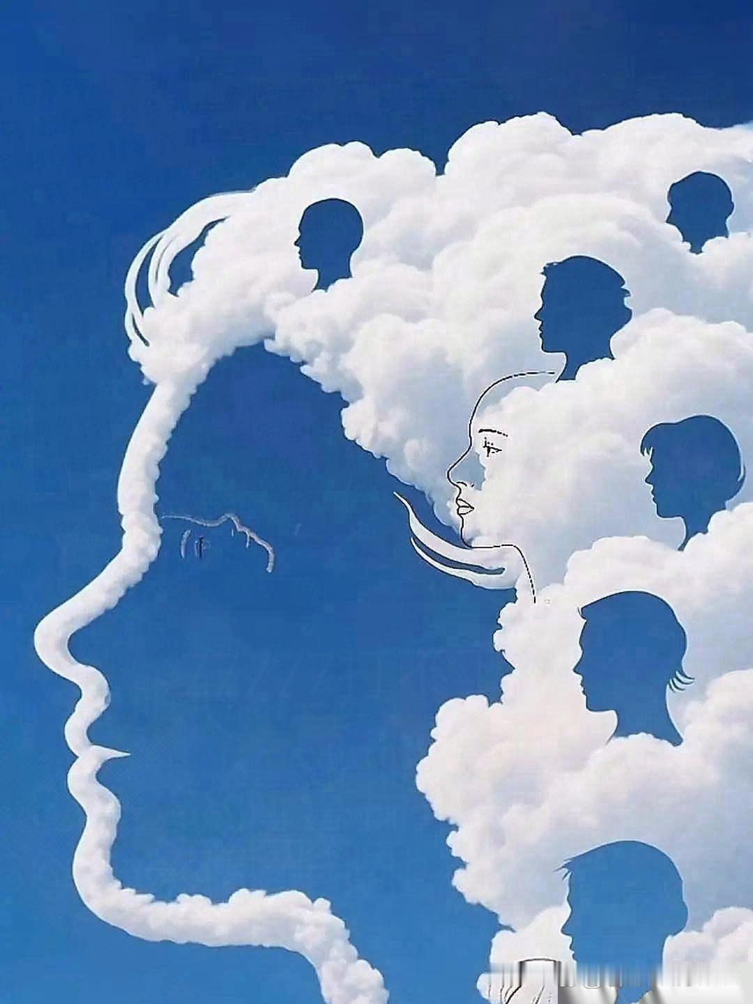 眼力大挑战！这张云图藏了11个人，你能找出几个？快来测测眼力！这张蓝天白云的