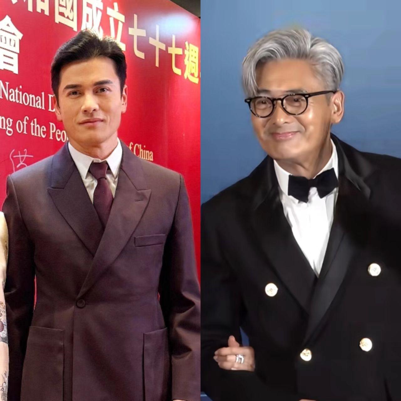 真没想到，周润发和吕良伟竟然同岁，这状态差距也太明显了！吕良伟身姿挺拔、黑