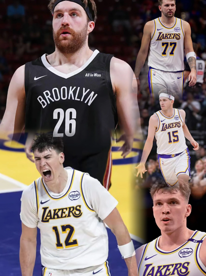 活久见！湖人竟然凑齐了一套白人首发队！根据官方宣布，南湾湖人队前锋德鲁·蒂米在