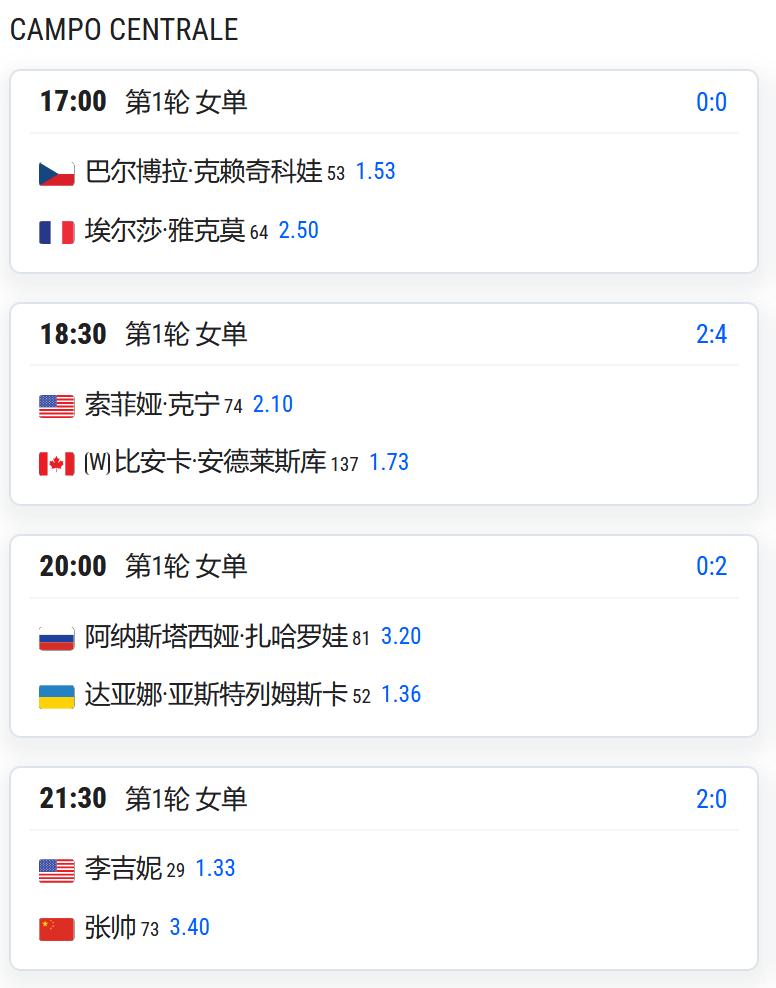 WTA1000赛罗马站，女单资格赛决胜轮，袁悦将与瑞士球员沃尔特特争夺一个正赛席