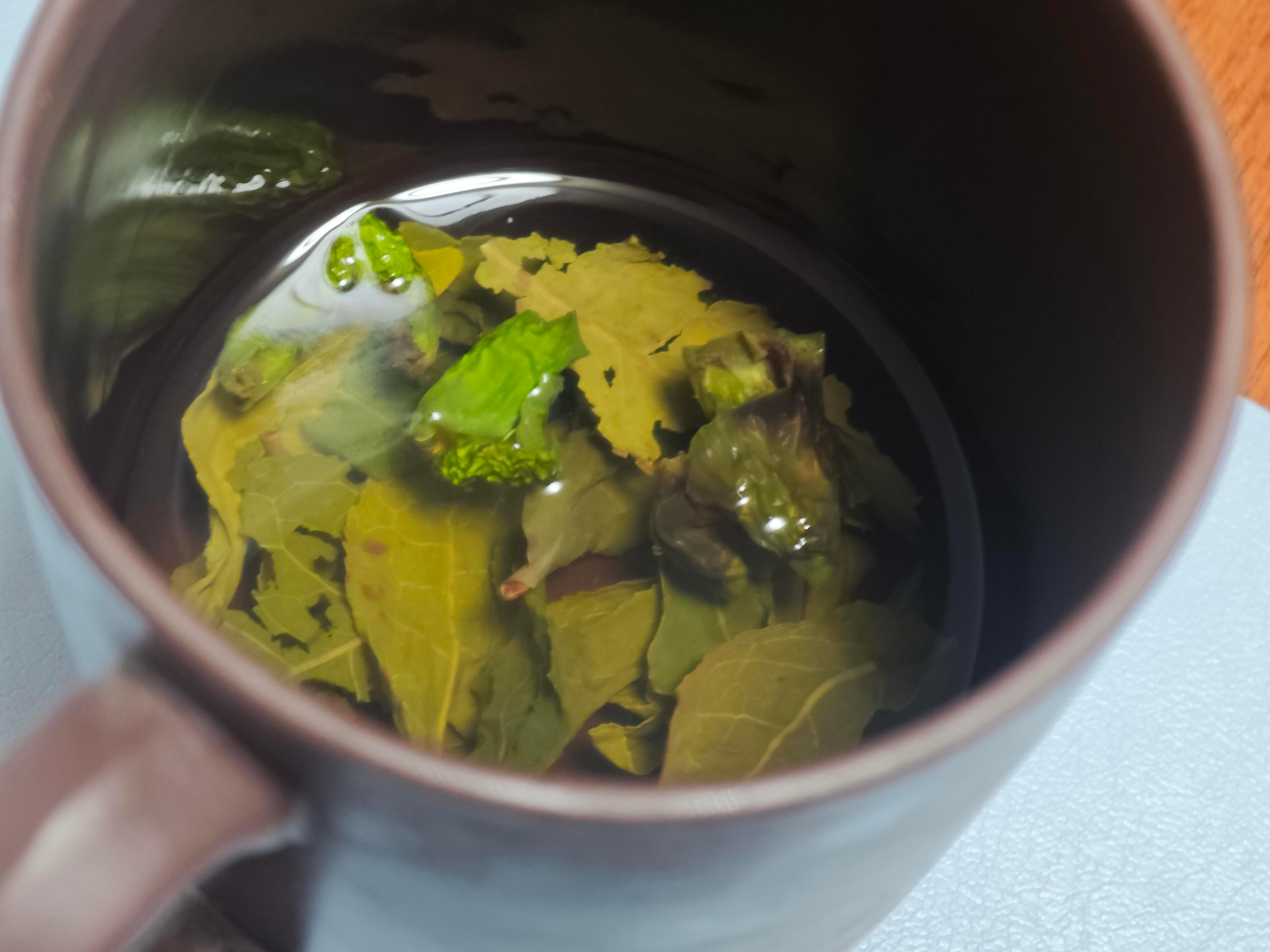 爸爸把青椒当成了茶