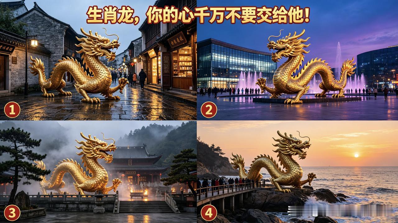 生肖属龙的人，你的心千万不要交给他！你可要记住啊！我今天这个测试，可不是要
