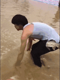 爆笑GIF: 虽然你违规停车了, 但是我没有违规走路啊