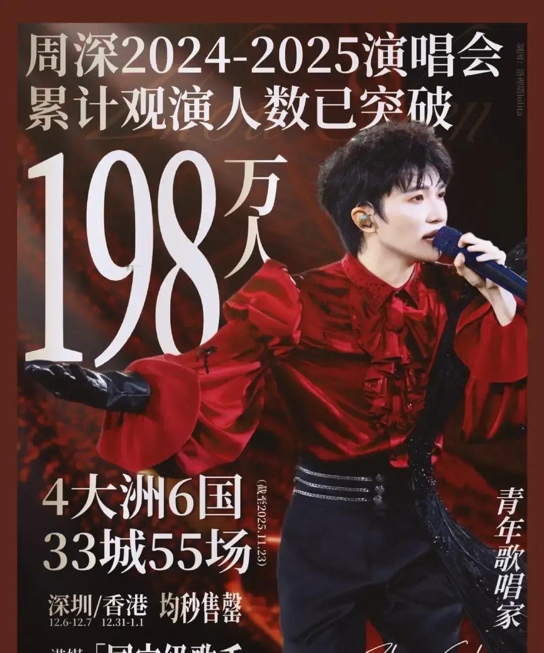 周深在河南卫视唱完《追梦·赤子心》，我循环了五遍，嗓子像自带减震器，高音飘上去还