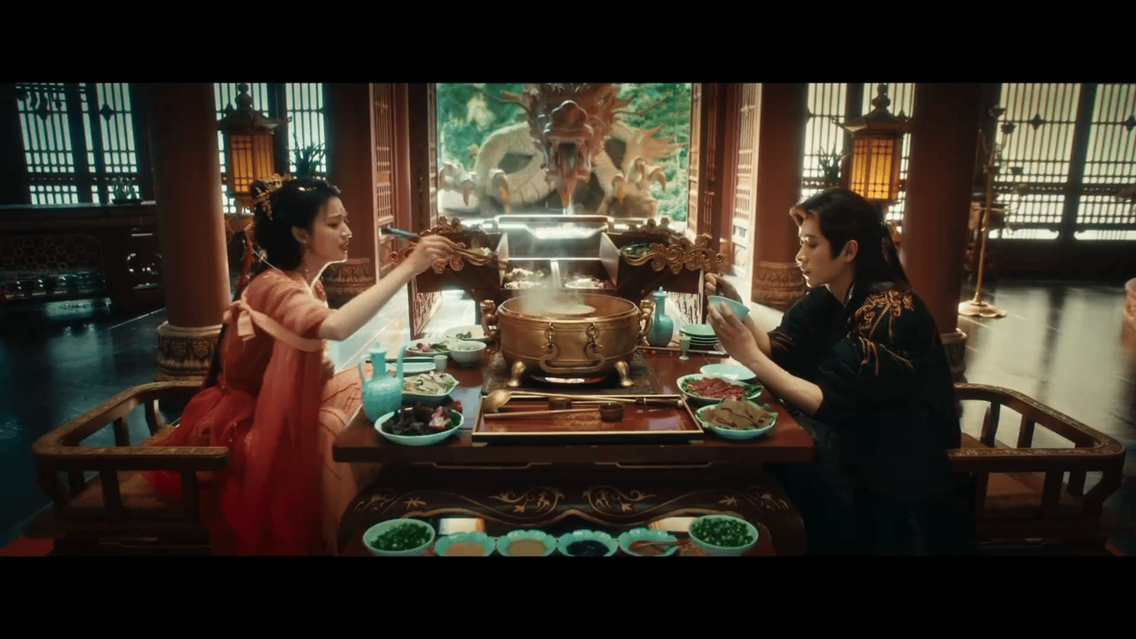 王楚然妖妃演累了吃口火锅王楚然演的哪是祸国妖妃，明明是火锅妖妃！穿书成庾姐从社