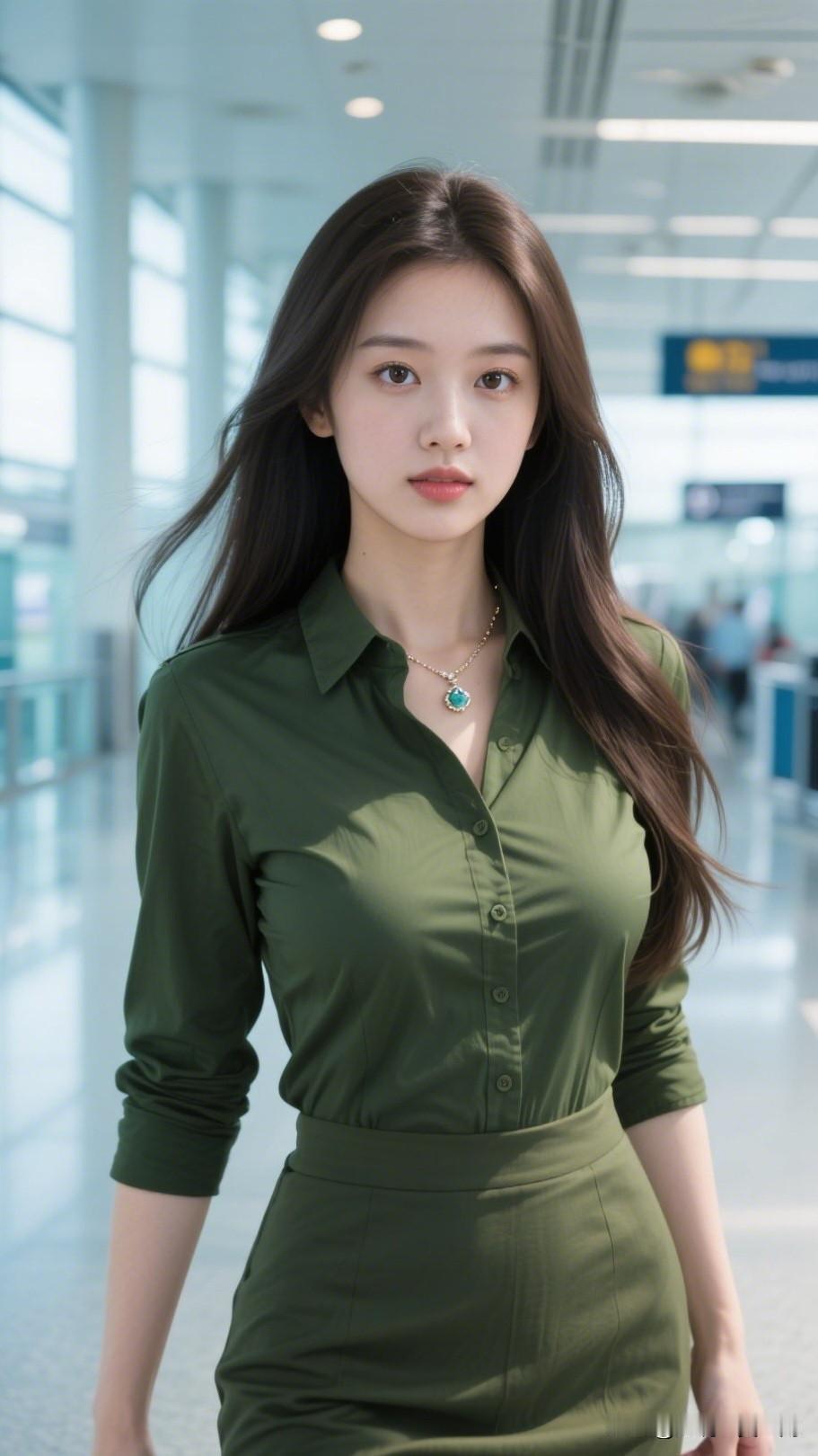 优雅职场风，绿意盎然，自信满满！魅力街拍一起分享