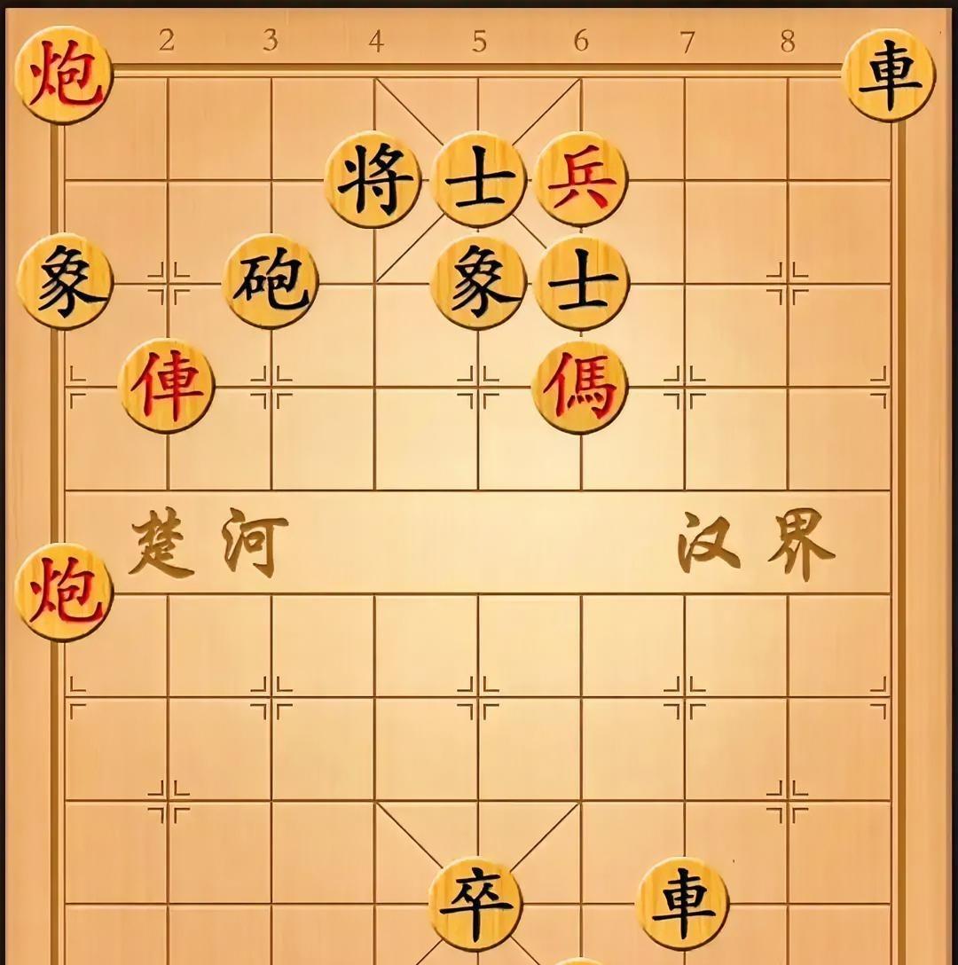 盘面上黑棋卒占花心，双车错一步即置红帅死地。红棋欲救无力只得以攻代救或许还有一线