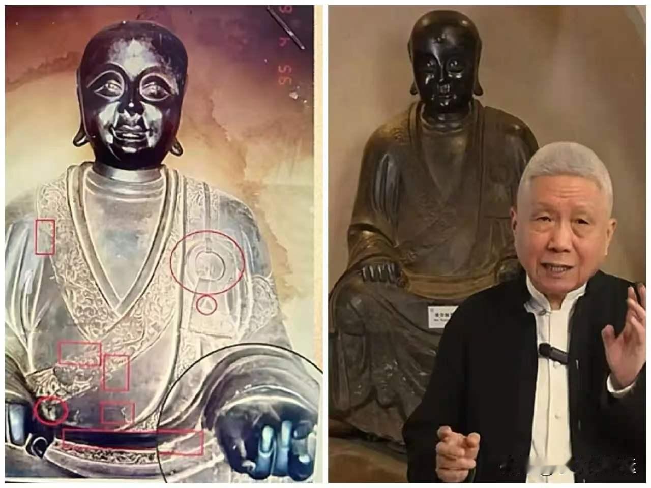 果然如此，马未都亲自说了这尊佛像的来历，其实这是尊罗汉像是在白鹭洲古玩城买的，