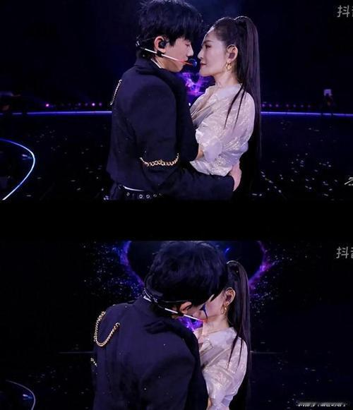 澳门跨年演唱会上，张杰与谢娜的5分钟双人舞甜度拉满，结尾“鼻尖相触”的温柔互动引