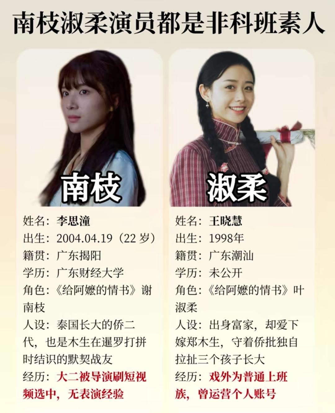 谁说演员一定要科班出身？《给阿嬷的情书》女主李思潼就是绝佳例证。她本是广东财经大